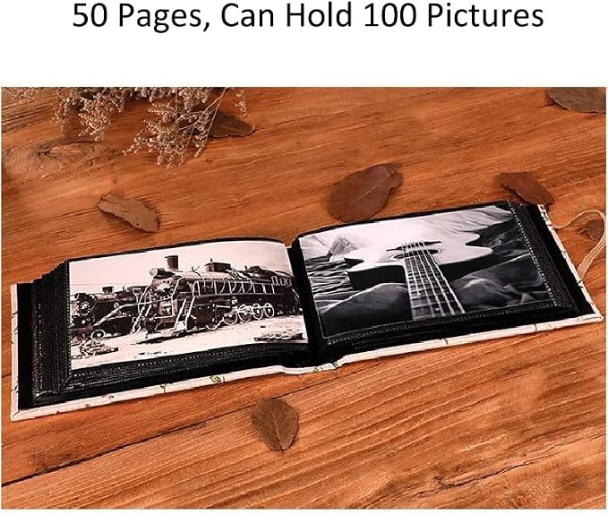 Photo Album 4x6, Soft Fabric Cover Pictures Photo Albums Memory Book for Family Baby Wedding Anniversary Birthday (Multicolor, 100 Pockets) - Image 5