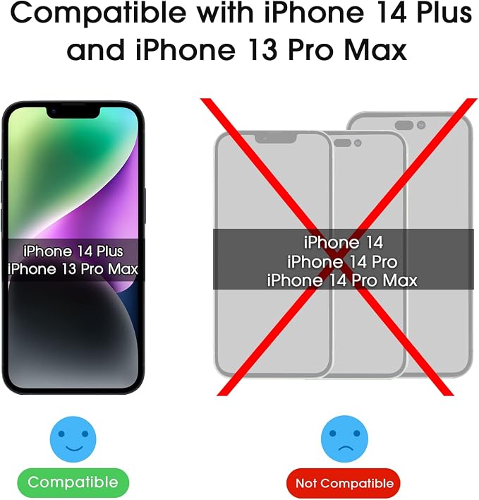 amFilm OneTouch for iPhone 14 Plus/iPhone 13 Pro Max 6.7" Screen Protector | Auto-Alignment, 30s Install, Bubble Free, 9H Hardness, Scratch & Drop Protection, HD Clear, Case Friendly, 2 Pack (13P-6.7'') - Image 2