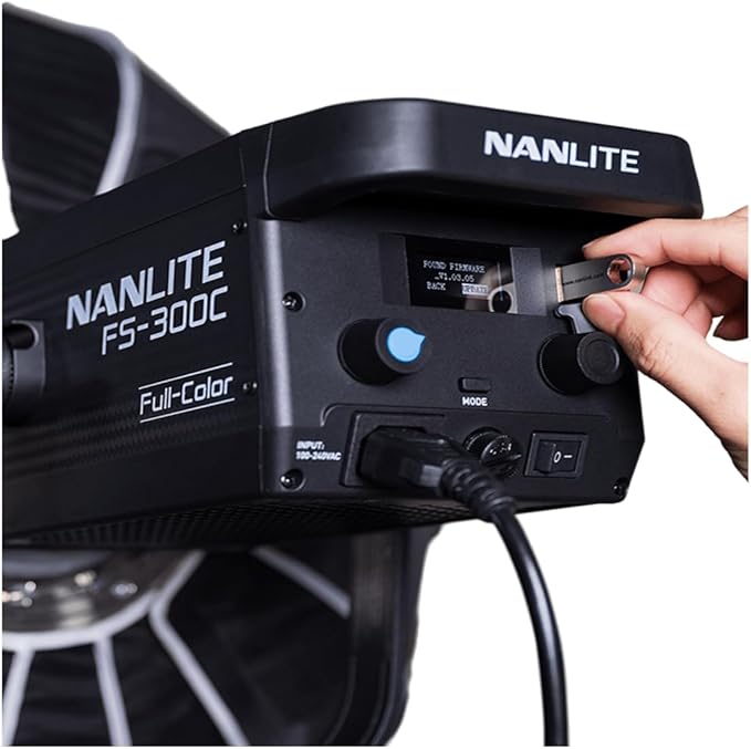 NANLITE FS-300C 300w RGB Studio Spotlight | 2700K-7500K, APP Control,Led Video Light Bowens Mount for Photography, Videography,Live Streamer,Content Creation - Image 6