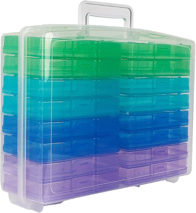 novelinks Photo Storage Box and 16 Inner 4" x 6" Photo Storage Containers | 1Pack Color, Photo Albums 4x6 Pictures, Photo Organizers and Storage, Card Game Storage, Task Boxes for Special Education - Image 6