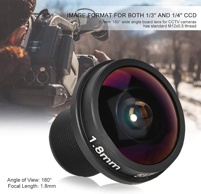 Sonew 1.8mm 180° Wide Angle Board Lens, HD 5mp Fisheye View CCTV Wide Angle Camera for CCTV Cameras - Image 3