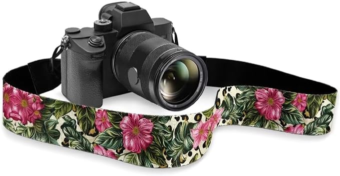 Coldinair Black Adjustable Camera Strap Universal Neck & Shoulder Soft Padded Strap for All DSLR Cameras,Binoculars by Coldinair