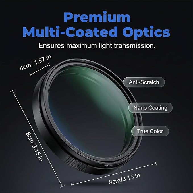 Magnetic CPL Phone Camera Filter Kit, 2026 New Quick Mount Polarizing Filter, Upgraded Filters for Mobile Photography, Portable Color Enhancing Filters for Outdoor Shooting (Set) - Image 4