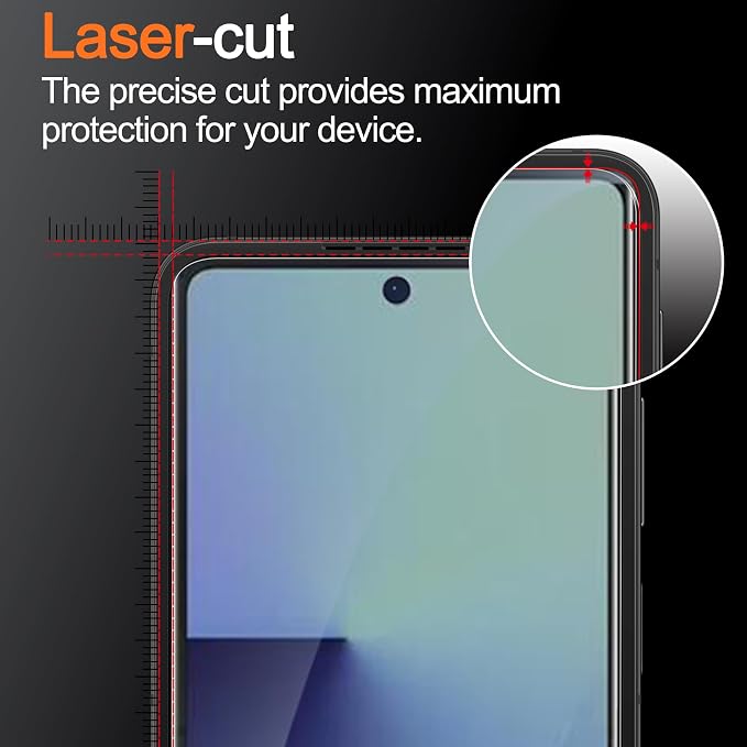 IMBZBK 9 in 1 Screen Protector for Samsung Galaxy Z Flip 7, 3+3+3 Pack | Auto Installation, 3 Inside Flexible Film + 3 Front Tempered Glass + 3 Camera Lens Protector Accessories - Image 8
