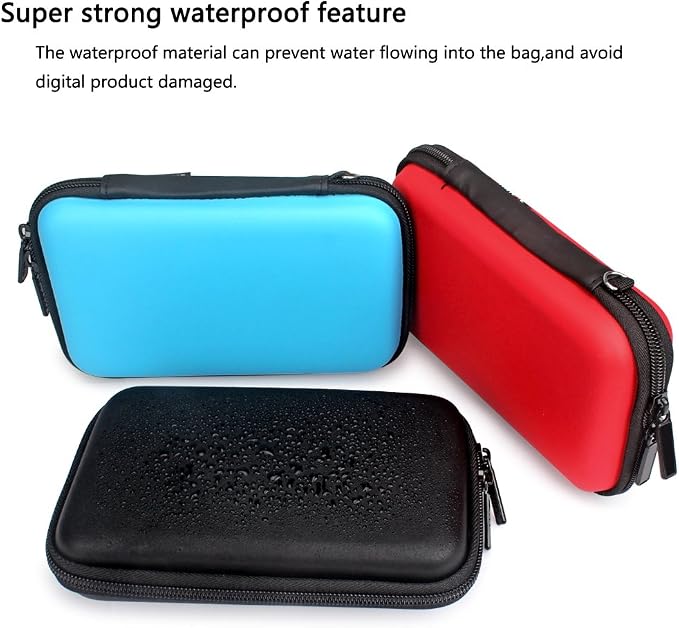 Aprince Digital Gadget Case Waterproof Memory Card Case, Designed for External Hard Drive,USB Flash Drives,Power Banks - Best for Traveling - Image 5