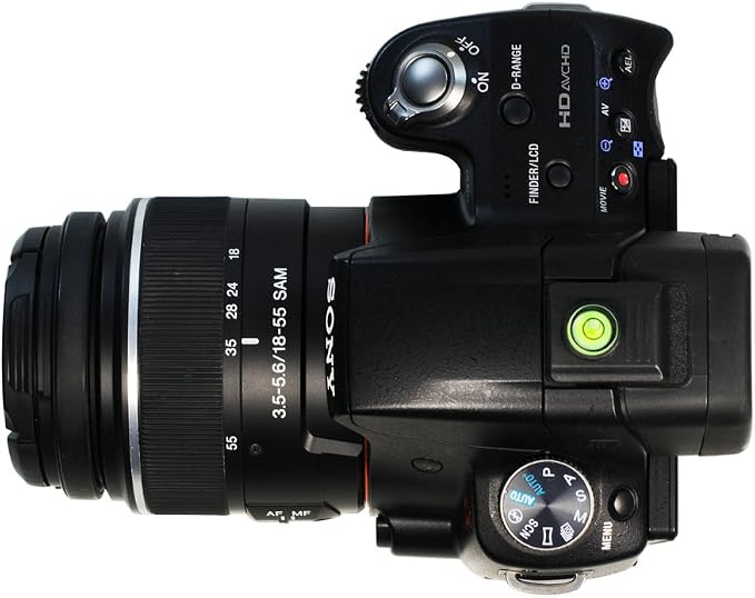 Foto&Tech 2 In 1 Hot Shoe Cover with Bubble Spirit Level Compatible with Sony Alpha A33 A55 A65 A77 A900 A700 A580 A560 A550 A500 A450 A390 A380 A350 A330 A300 A230 & Minolta Maxxum Series SLR Cameras - Image 3