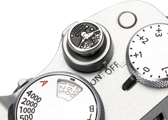 Falling Cherry Blossoms Camera Metal Shutter Decorative Button for Fujifilm X100VI X-M5 X-E5 X-Half X-T4 X-T3 for Nikon zf zfc (Aluminum Alloy-Shutter Decorative Button) - Image 3