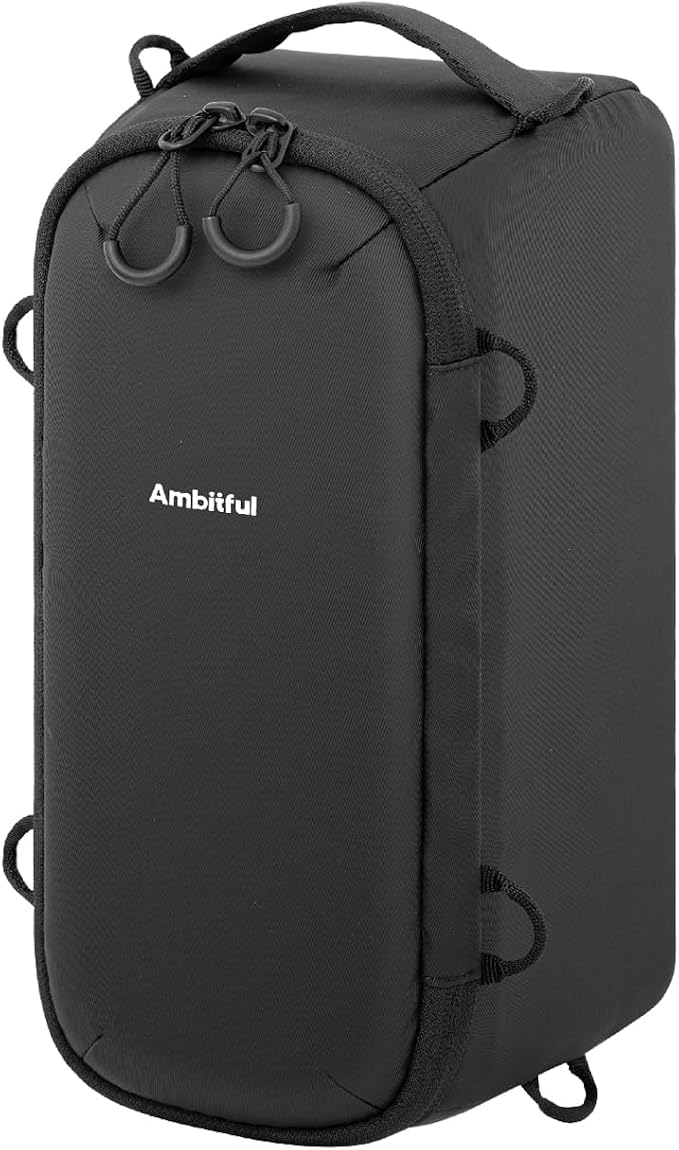 AMBITFUL Small Camera Cube Insert for Backpack, Waterproof Padded Camera Insert with Dividers for Travel Photography Gear Organizer (5.5L) by Ambitful