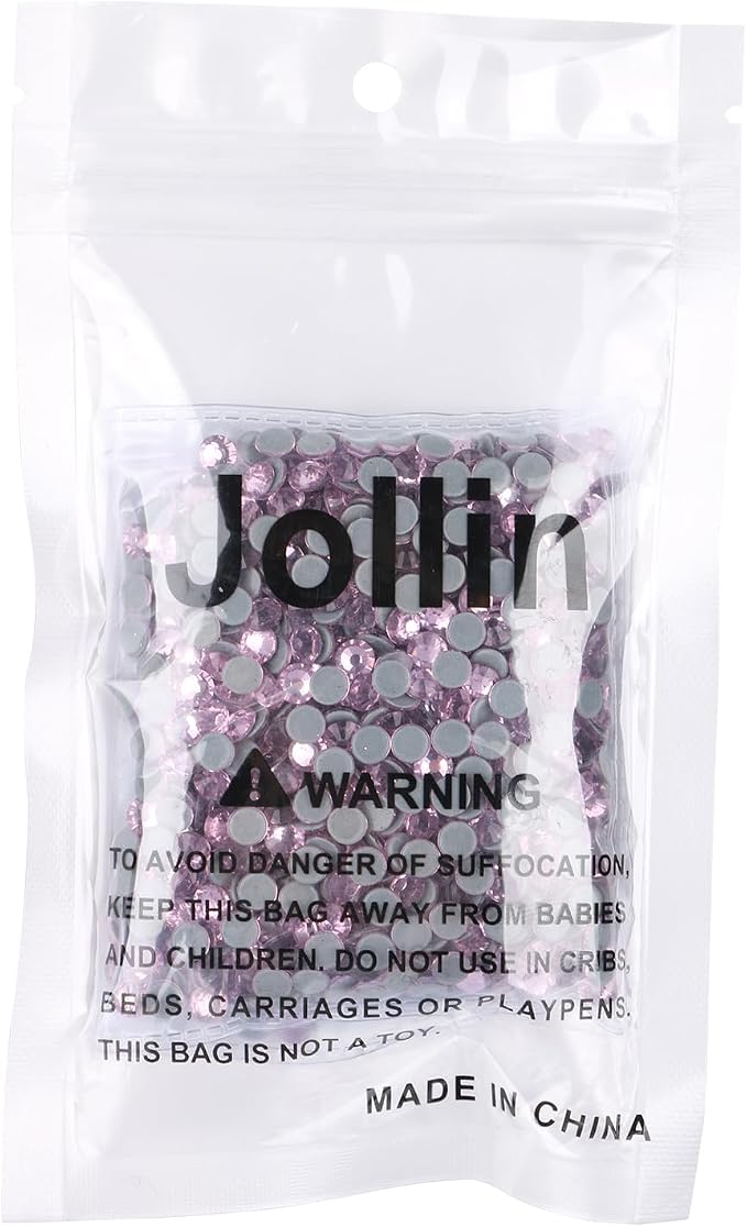 Jollin Hotfix Rhinestones Flatback Crystal Gems 4.8mm SS20, Pink | 1440pcs Hot Fix Crystals Glass Rhinestones for Bedazzling, Crafting, Clothes, Shoes & Accessories DIY Decoration - Image 6