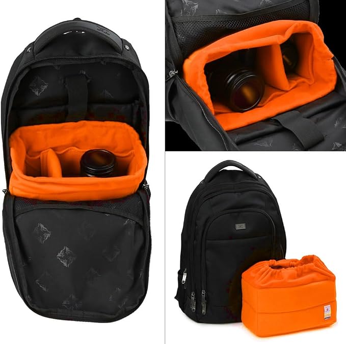 Koolertron Shockproof Camera Photo Bag for SLR TLR Camera Insert Partition Padded Case,Can be Put Directly Into the SLR Camera Bag With Freely Adjustable Compartment - Image 8