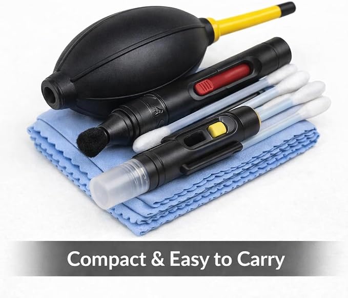 Camera Cleaning Kit for Lens – Air Blower, Cleaning Pen & Brush Set for DSLR & Mirrorless Cameras - Image 6
