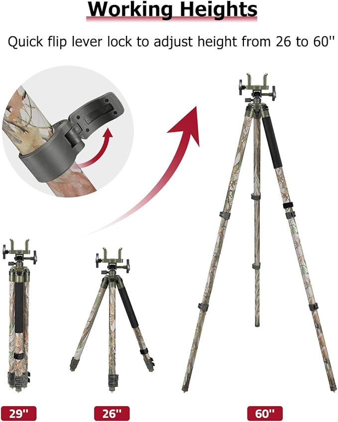 Trakiom Clamping Tripod Rest Aluminum Frame with Integrated Clamp Head - Image 4
