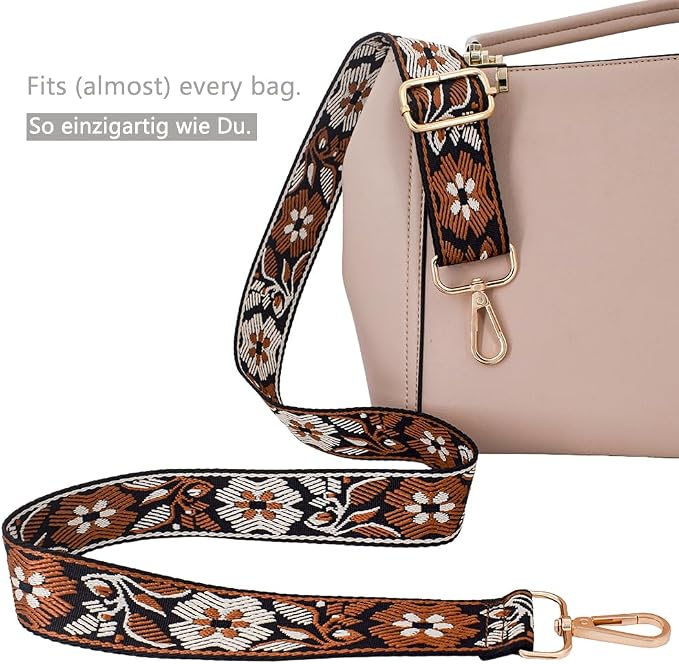 Replacement Purse Strap Shoulder Strap Adjustable Crossbody Strap for Women Crossbody Wide Shoulder Bag - Image 4