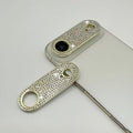 2 Pack Glitter Camera Lens Cover Protector for iPhone 17 Air-Gold，Metal Bling Diamond Camera Lens Cover Sticker Protector (for iPhone 17Air-Gold) by GSRYPC
