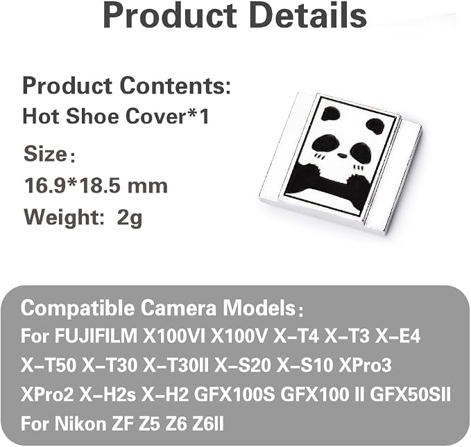 Camera hot Shoe Cover for Nikon z7/z6 for fujifilm xpro-3/x100vi /x100v/x100f for Canon EOS R6 M50 - Image 9