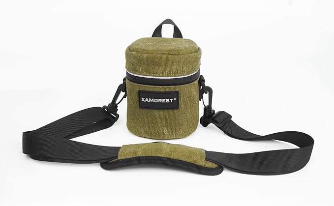 Camera Lens Case Lens Bag Compatible (3.15" x 3.74"(Canvas, Green)) - Image 2