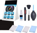Camkix Camera Lens Cleaning Kit - Air Blower, 2in1 Lens Cleaning Pen, Cleaning Brush, Spray Bottle w/Cleaning Solution, Lens Cleaning Paper Tissue (50 Sheets), Microfiber Cleaning Cloths- for Lenses by CamKix