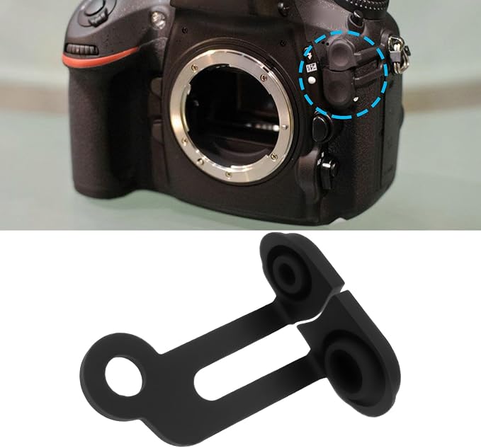 SING F LTD Cameras Signal Port Protection Cap for Sync Terminal 10 Pin Rubber Interface Cover Compatible with Nikon D800 D800E D810 - Image 4