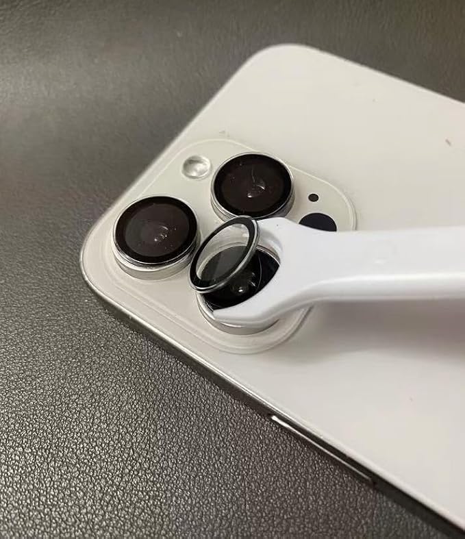 Removal Tool For iPhone Air /17 Pro Max Camera Lens Protector & iPad Metal Ring Lens Glass Easy Peel Off Remover - 2 Pack/White - Image 3