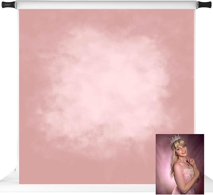Kate Pink Photography Backdrops Abstract Photo Backdrop Poratrait Background for Photoshoot, 10x10ft by KateBackdropforPhotography