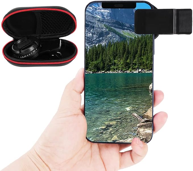 37mm CPL Phone Camera Lens, Universal Phones Camera Lens, ND 2-400 Cell Lens Adjustable Density Filter with Phone Clip for iPhone for Samsung Android Smartphones - Image 6