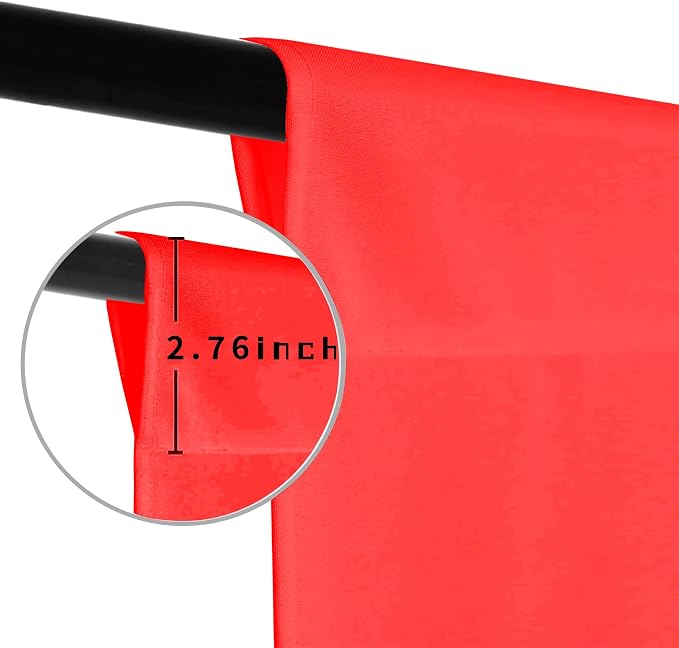 Red Photo Backdrop for Photoshoot Background Photography 3x5ft | Polyester, Seasonal Professional, Party Fashion Studio, Streaming Video Shooting - Image 5