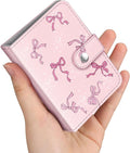 Fintie Mini Photos Album Book for 2x3 Inch Films - 52 Pockets Small Albums | For Fujifilm Instax Mini, Polaroid Hi-Print Pictures, Portable Kpop Photocard Holder, Travel Memory Book, Pink Bow by Fintie