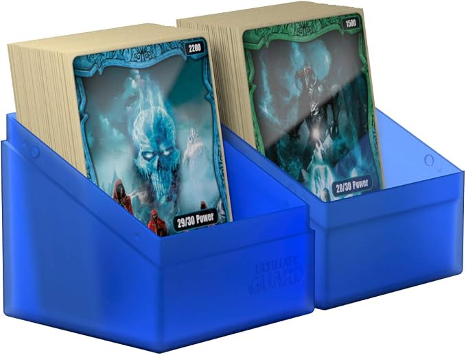 Ultimate Guard Boulder 100+ Classic, Deck Case for 100 Double-Sleeved TCG Cards, Sapphire, Secure & Durable Storage for Trading Card Games, Soft-Touch Finish - Image 10