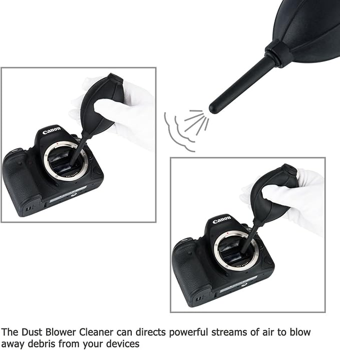 JJC Soft & Elastic Nozzle Air Blower Blaster Cleaner for DSLR Camera CCD CMOS Sensor Lens Filter LCD Comptuter Motherboard Chips PC Internal SSD Graphics Cards Video Card Fan Glasses Alcohol Ink Tool - Image 5