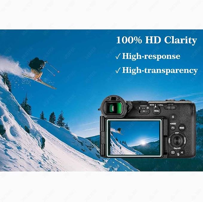 ULBTER Screen Protector for Sony FX2 Camera & Hot Shoe Cover [3+2 Pack] | 9H Hardness Tempered Glass,0.3mm Thickness Anti-Scratch, Anti-Fingerprint, Anti-Bubble - Image 5
