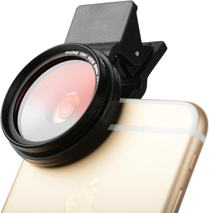 Zomei 5 in 1 Universal 37mm Cell Phone Clip-On Graduated Gray Orange Blue Red Filter Kit Camera Lens with Universal Clip for iPhone Huawei Samsung Xiaomi Smartphones - Image 4