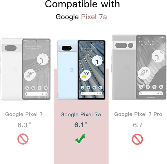 JETech Screen Protector for Google Pixel 7a, 2+2 Pack | with Camera Lens Protector, HD Clear Tempered Glass, Anti-Scratch Protection, Easy Installation Tool - Image 3