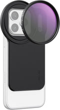 NEEWER 6.9" Magnetic Phone Lens Filter Mount Adapter Backplate Accessories with 67mm Variable Neutral Density Filter (ND 2-32) Compatible with MagSafe iPhone 12/13/14/15/16/17 Pro Max & 14/15/16 Plus by Neewer