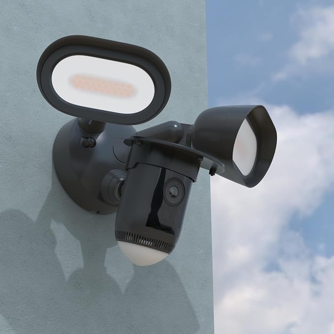 Sun Rain Shade Camera Cover Compatible with R-ing Floodlight Cam Wired Pro, for R-ing Floodlight Outdoor Weather-Resistant Rain Shield Accesorios (Black) - Image 7