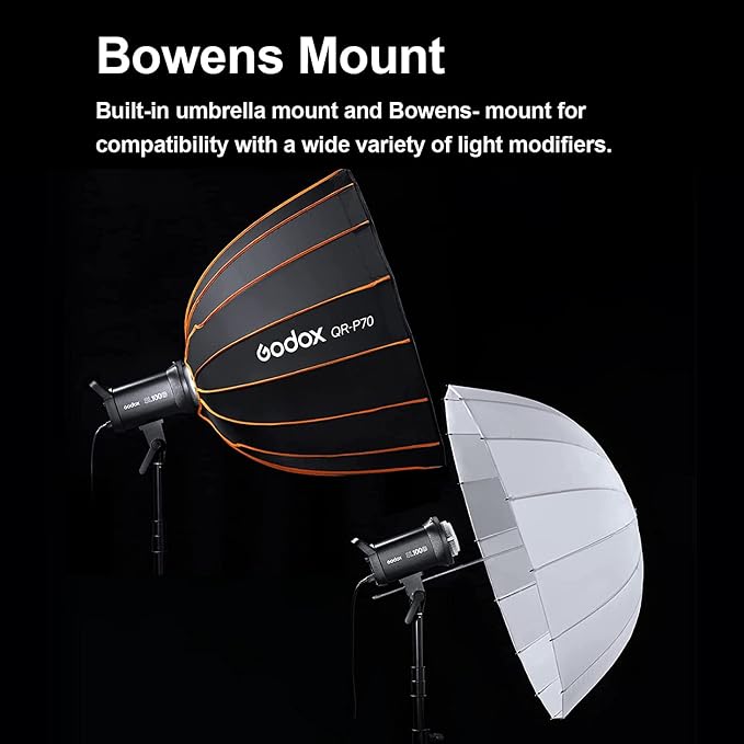 Godox SL100Bi 100W Bi-Color LED Video Light Bowens Mount,32100Lux@1M | LED Continuous Lighting w/11 FX, 2800K-6500K, TLCI97+, Wireless Control, Studio Light for Photography Video Live Streaming | LED Continuous Lighting w/11 FX, 2800K-6500K, TLCI97+, W... - Image 7