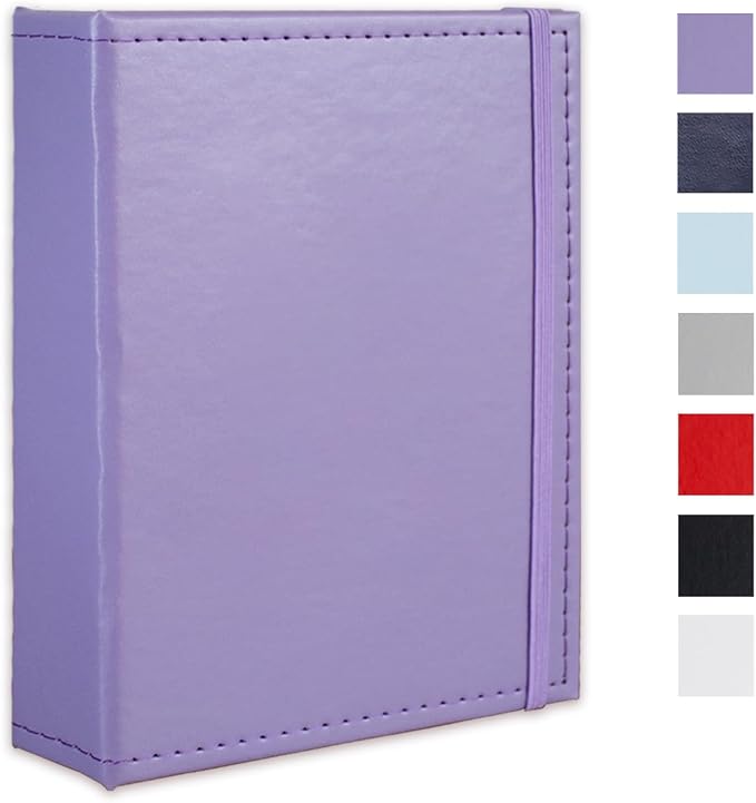 Small Photo Album 5x7 52 Pockets Leather Cover Picture Book Holds 5x7 Photos for Wedding, Baby, Family, Graduation by CHERRICH