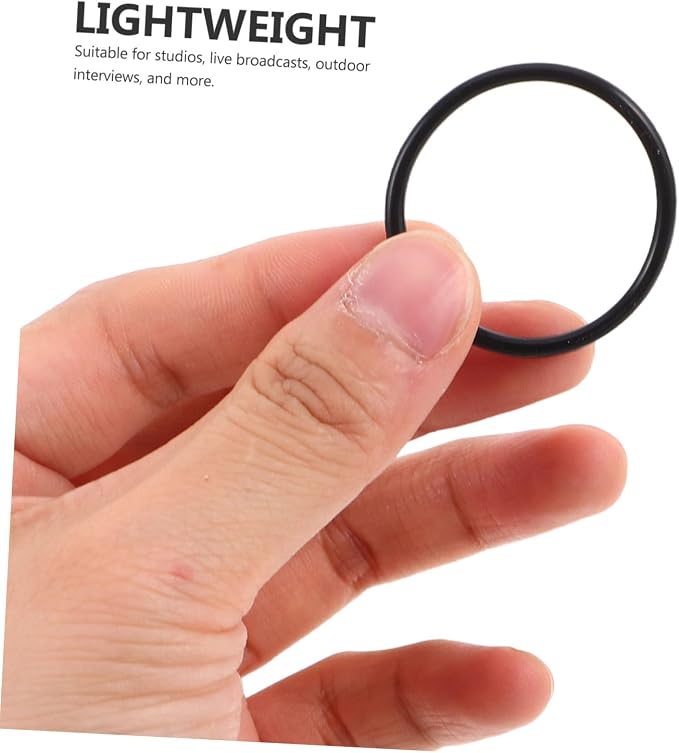 12Pcs Microphone Shock Mount Bands Elastic Anti-Vibration Rubber Rings for Condenser Microphone Holder Mic Vibration Rubber Ring Replacement for Studio Recording Broadcast Interviews - Image 4