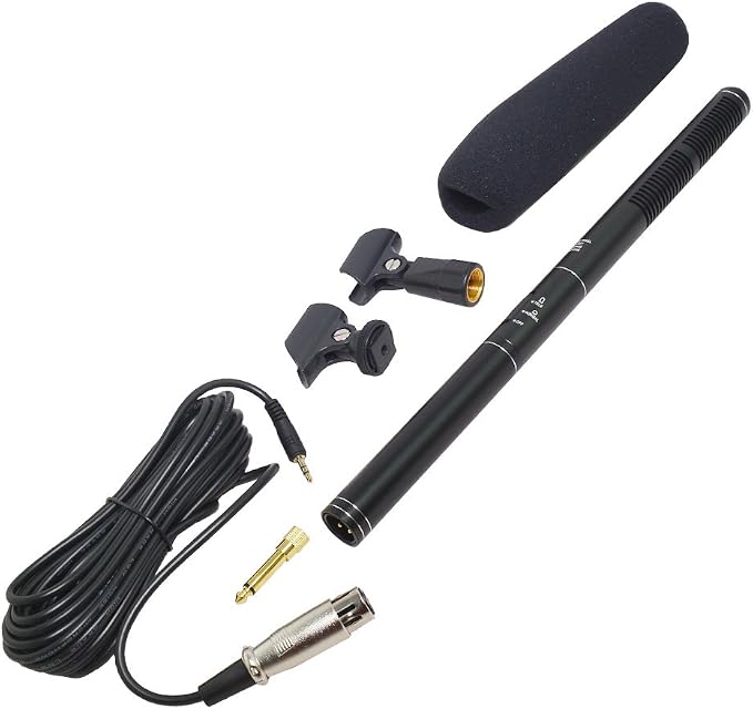 Ruittos Camera Microphone 14inch Long Shotgun Mic for Video Recording | on-Camera Microphone for Canon Nikon Sony....DSLR/SLR/Video Camcorder Interview Boom Mic by Ruittos