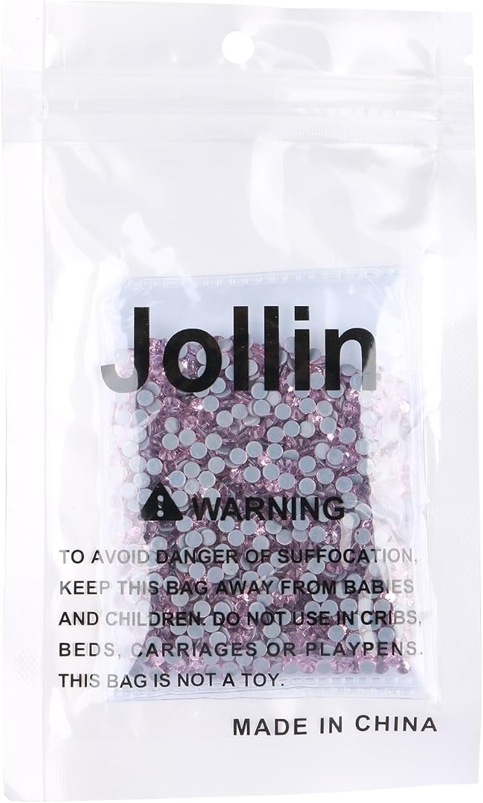 Jollin Hotfix Rhinestones Flatback Crystal Gems 3.2mm SS12, Pink | 1440pcs Hot Fix Crystals Glass Rhinestones for Bedazzling, Crafting, Clothes, Shoes & Accessories DIY Decoration - Image 6