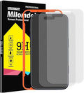 Milomdoi Matte Screen Protector for iPhone 17 Pro Max,Tempered Glass | 3 Pack 9H+ Hardness, Easy Installation with Mounting Frame, Phone Case Friendly,Shatterproof No Bubble by Milomdoi