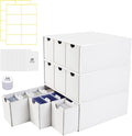 Trading Card 9 Drawer Top Loaders Storage Box with 20 Card Dividers | Cardboard Trading Card Organizer for Collectible Cards Games,Card Box Fits For TCG,MTG,TCG and Basktaball Cards by XRACV