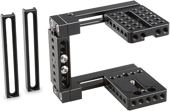 CAMVATE Adjustable Camera Cage Fit for Right Handle and Left Handle Camera - Image 2