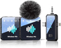 MENERESAS Wireless Microphone for iPhone: 40dB Noise Canceling Mini Mic with 20Hz-20kHz Audio, 328ft Range, 20H Battery, 3-in-1 Lavalier Microphone for Video Recording by MENERESAS