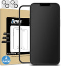 Mothca 2 Pack Matte Glass Screen Protector for iPhone 13 [6.1 inch] with 2 Pack Camera Lens Protector, Anti-Glare & Anti-Fingerprint Tempered Glass Film, Case Friendly Bubble Free Smooth as Silk by MothcaDirect