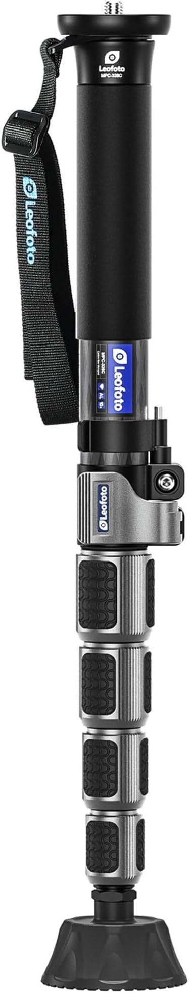 Leofoto Carbon Fiber Lightweight Camera Monopod, Quick Lock System, MaxLoad 66lbs, Waterproof Knob Locking System, General Knob(MPC-326C) by TAKINGITFURTHER-LEOFOTO