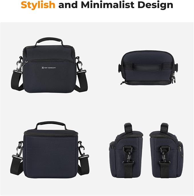 K&F CONCEPT Camera Sling Bag Small Crossbody Case | For DSLR/SLR Camera, Cute & Compact, Shoulder Photography Bags, Compatible for Canon/Nikon/Sony, BS09 - Image 7