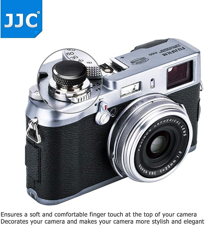 Soft Camera Shutter Release Button Cap for Fujifilm XT30III X-M5 X Half X100VI X-T5 X-T30 II X-T20 X-T10 X-E5 XE4 X-T4 XT3 XT2 X-Pro3 X100V X100F X100T X100S GFX100RF RX10 IV III RX1RII RX1R RX1 Black - Image 2