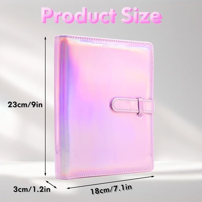 Photo Albums 4x6 Pictures – 152 Pockets Vegan Leather Cover Memory Album Book, Suitable for Family Wedding Boys Girls and Babies Storage (Magic Pink) - Image 3