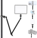 UTEBIT 22 Inch Magic Arm Camera Mount with Super Clamp 1/4" 3/8" Screw Hole | Adjustable Articulating Friction Camera Boom with 360° Ball Heads Arm for Monitor, LED Light, Webcam, Action Camera by UTEBIT