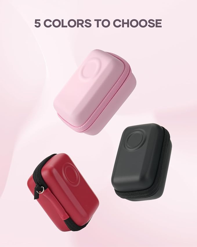 SQERO Digital Camera Case for KODAK PIXPRO FZ45 FZ55 & CAMKORY 1080P | Compact Travel Bag with 3 SD Card Slots,Small Lightweight Pouch, Cute Gifts for Adults Kids - Image 7
